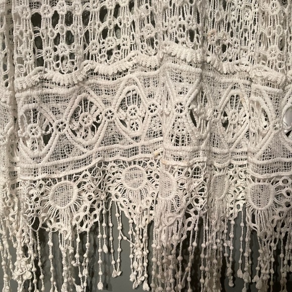 Harper Liv crochet top, white, EUC, 3X - Picture 4 of 4